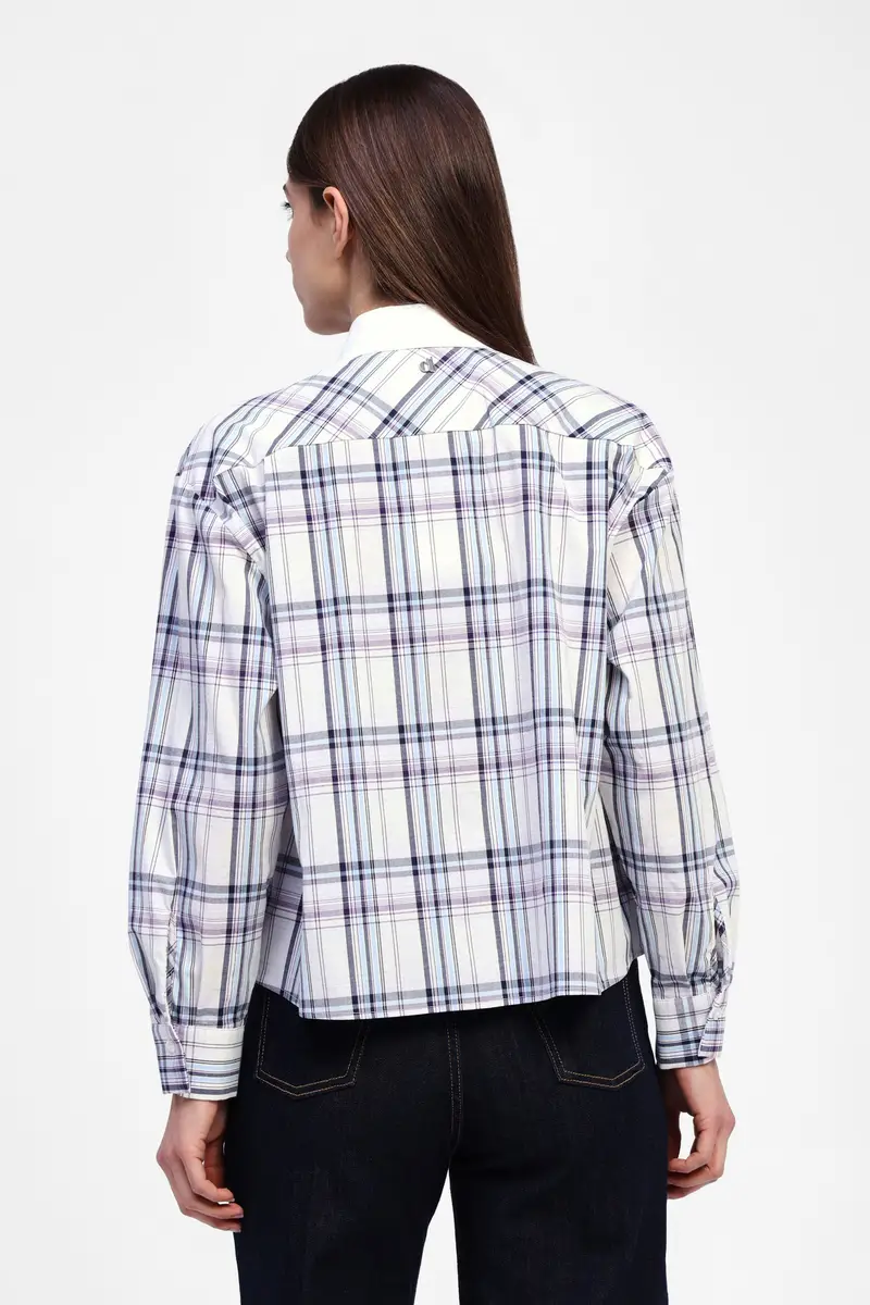 Camicia con colletto classico a righe miniatura 3