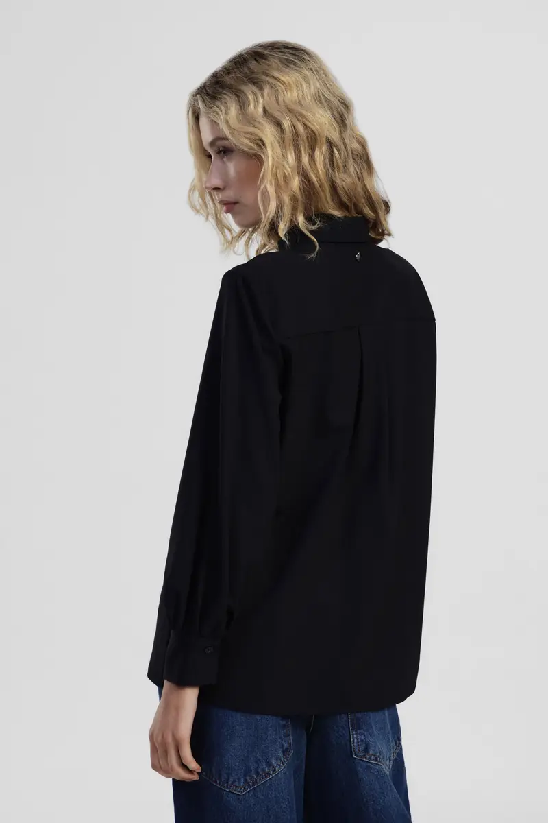 Camicia con maniche lunghe e bottoni decorativi miniatura 3