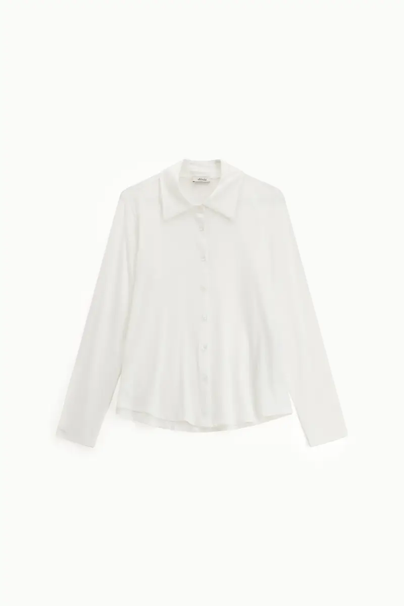 Camicia regular-fit con collo classico e bottoni