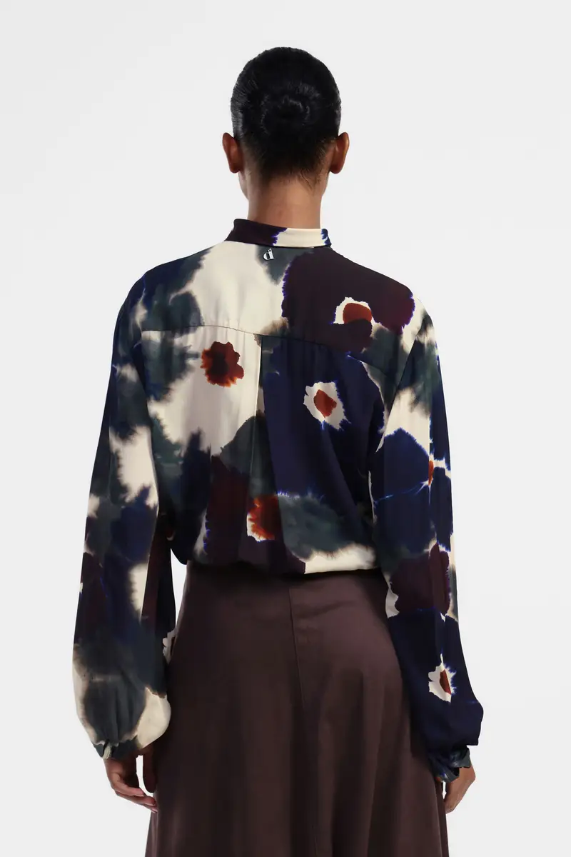 Camicia stampa floreale maniche lunghe miniatura 3