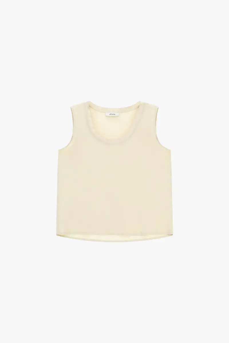 Canotta casual con scollo tondo