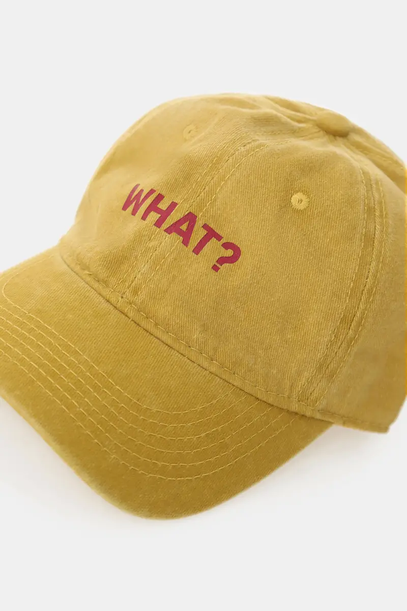 Cappellino regolabile con visiera e scritta frontale miniatura 2