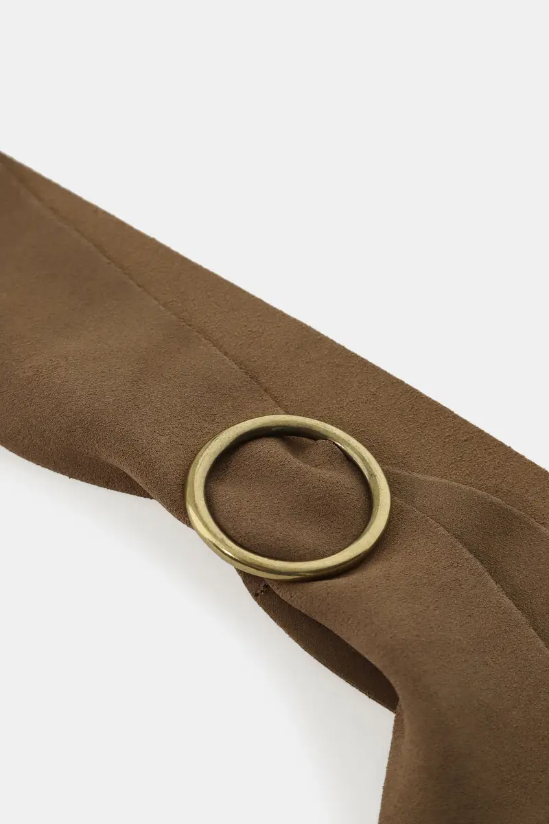 Cintura ampia con anello metallico miniatura 2
