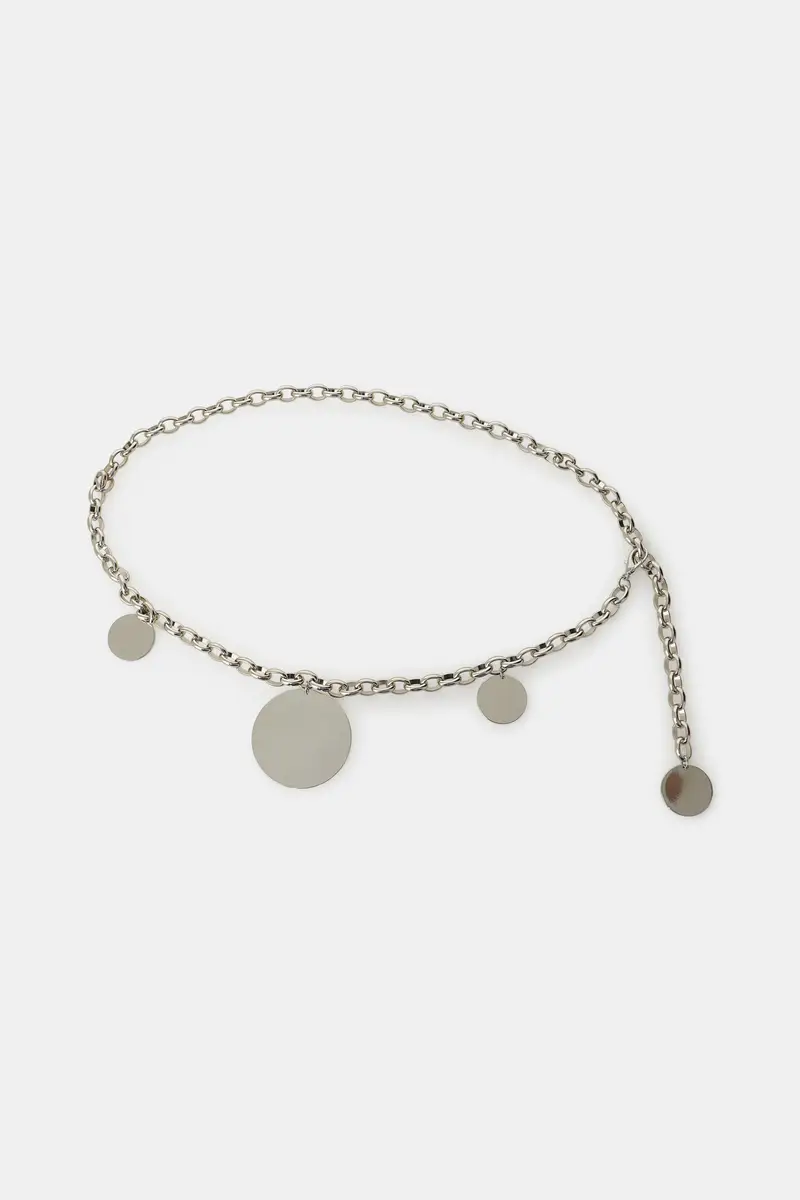 Cintura catena con maxi pendenti tondi