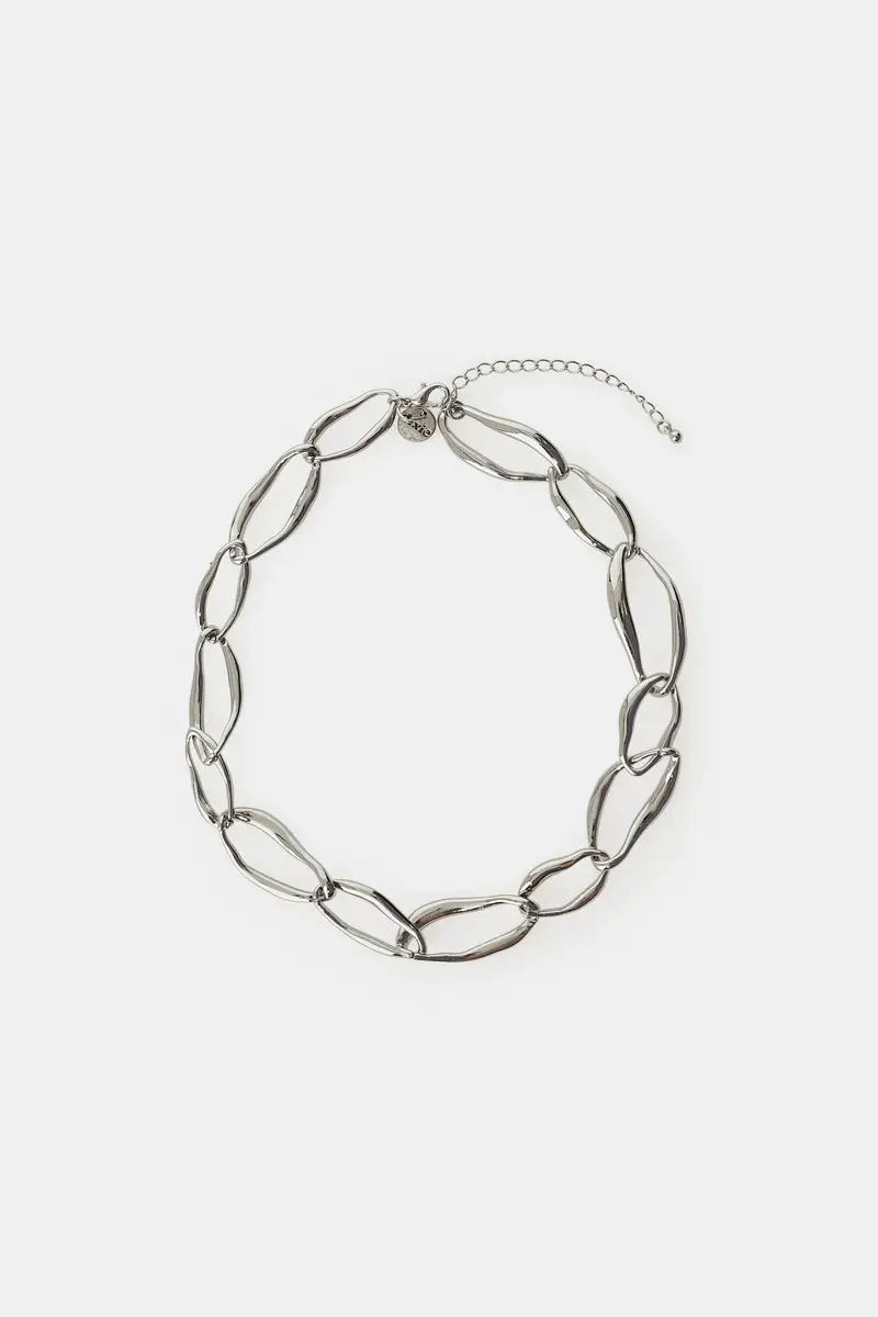 Collana catena maxi maglie regolabile