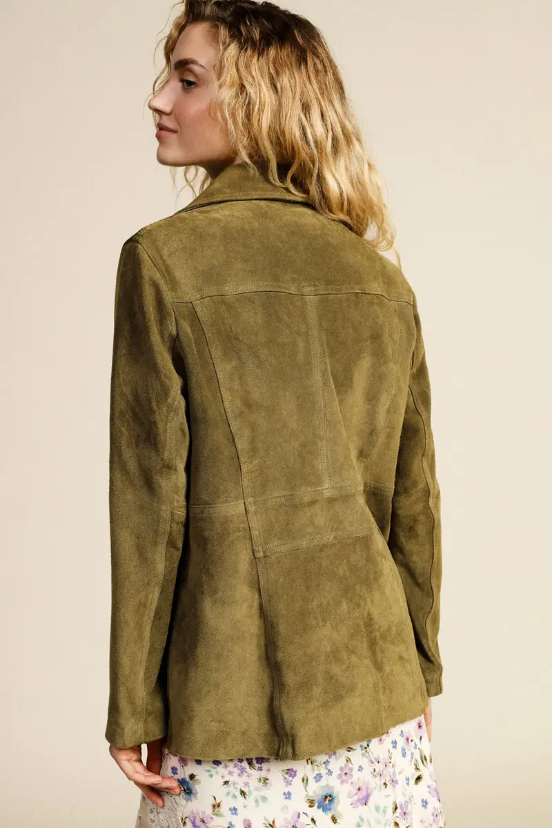 Giacca camicia con tasche applicate e bottoni miniatura 3