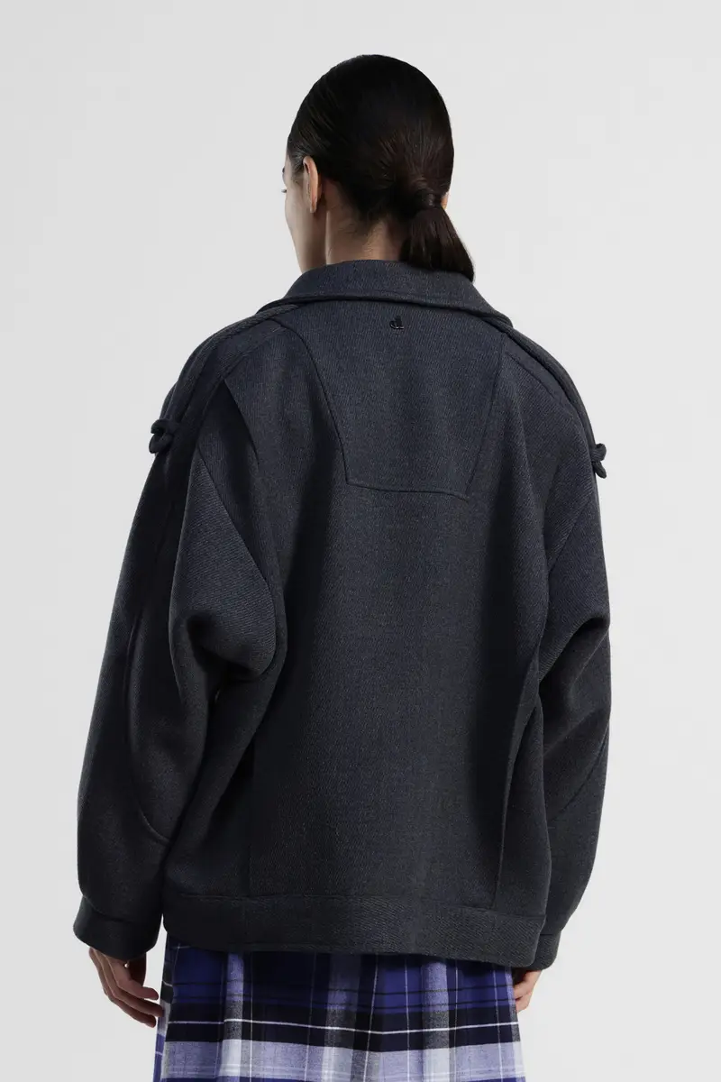 Dixie Giacca double-breasted con spalle scese e tasche miniatura 3