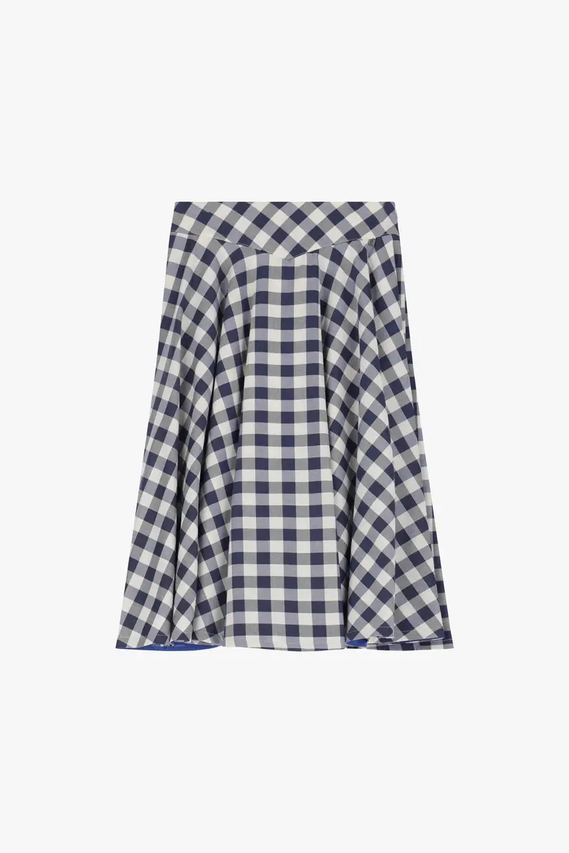 Gonna a quadri vita alta