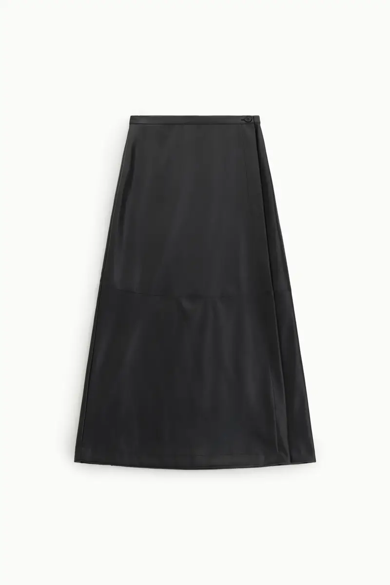 Gonna lunga a vita alta con chiusura laterale