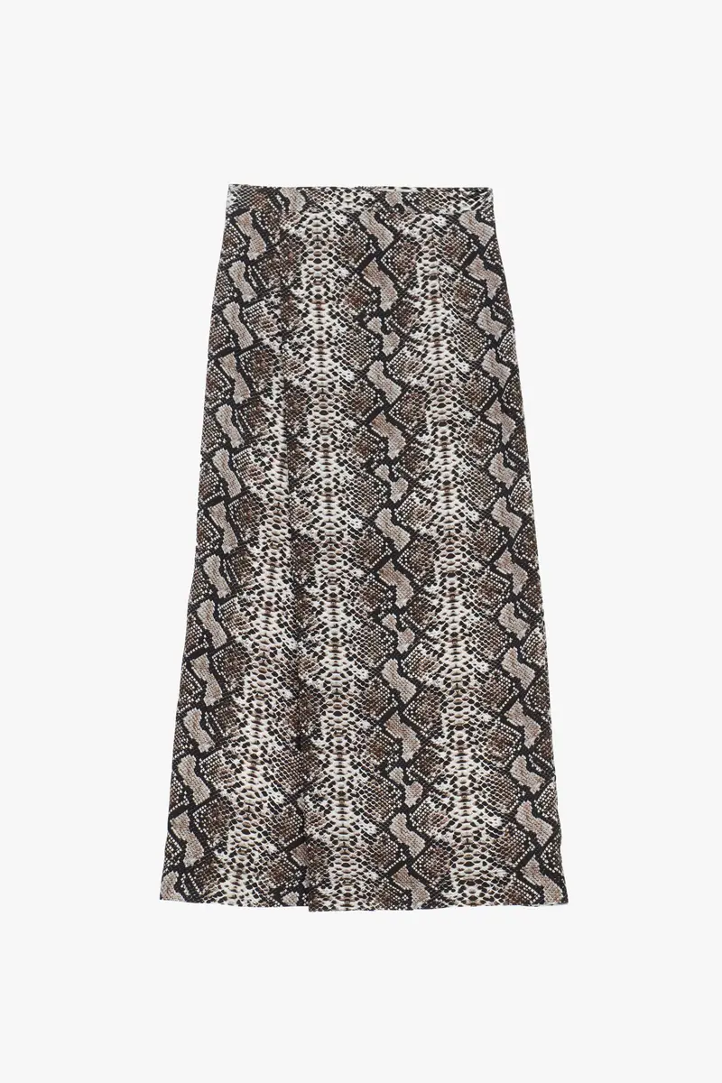 Gonna lunga stampa animale