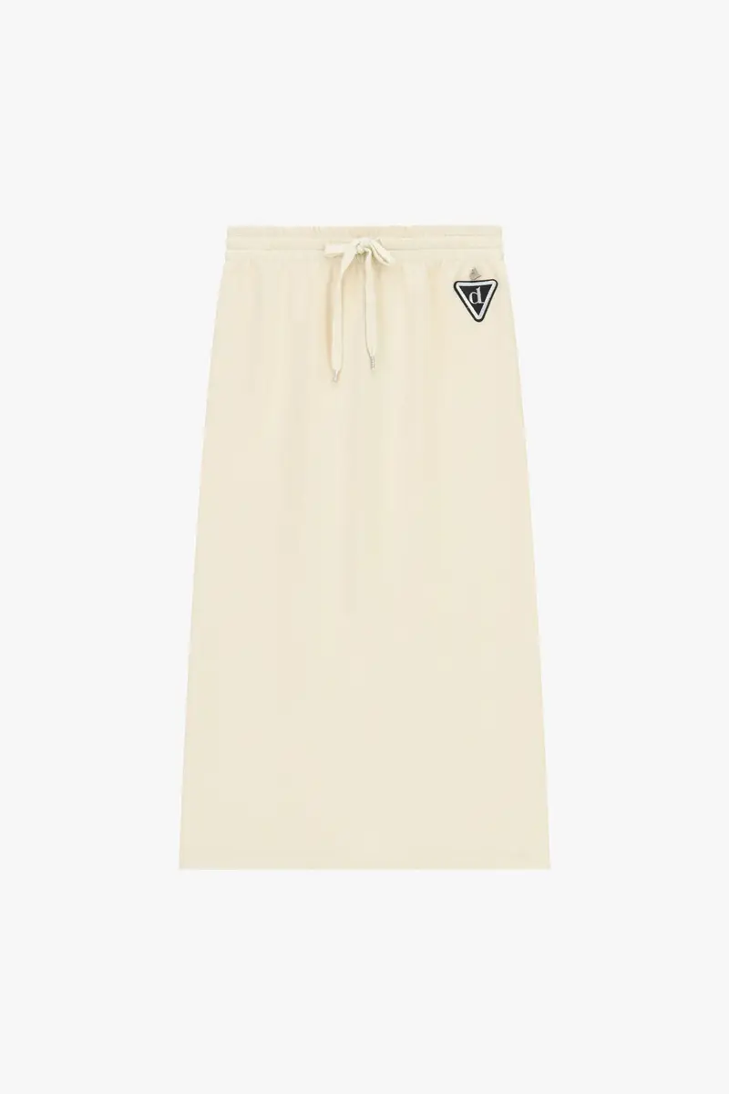 Gonna midi a vita alta con laccio