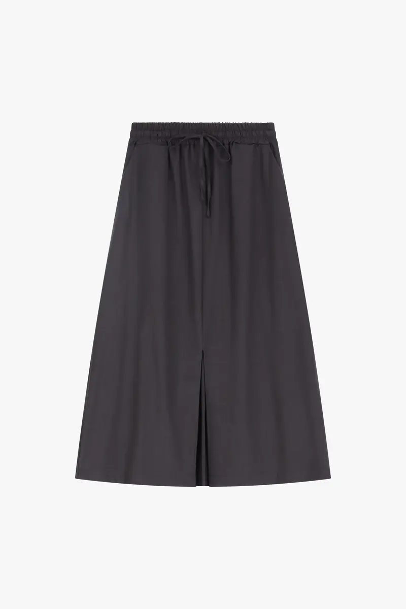 Gonna midi con vita elastica