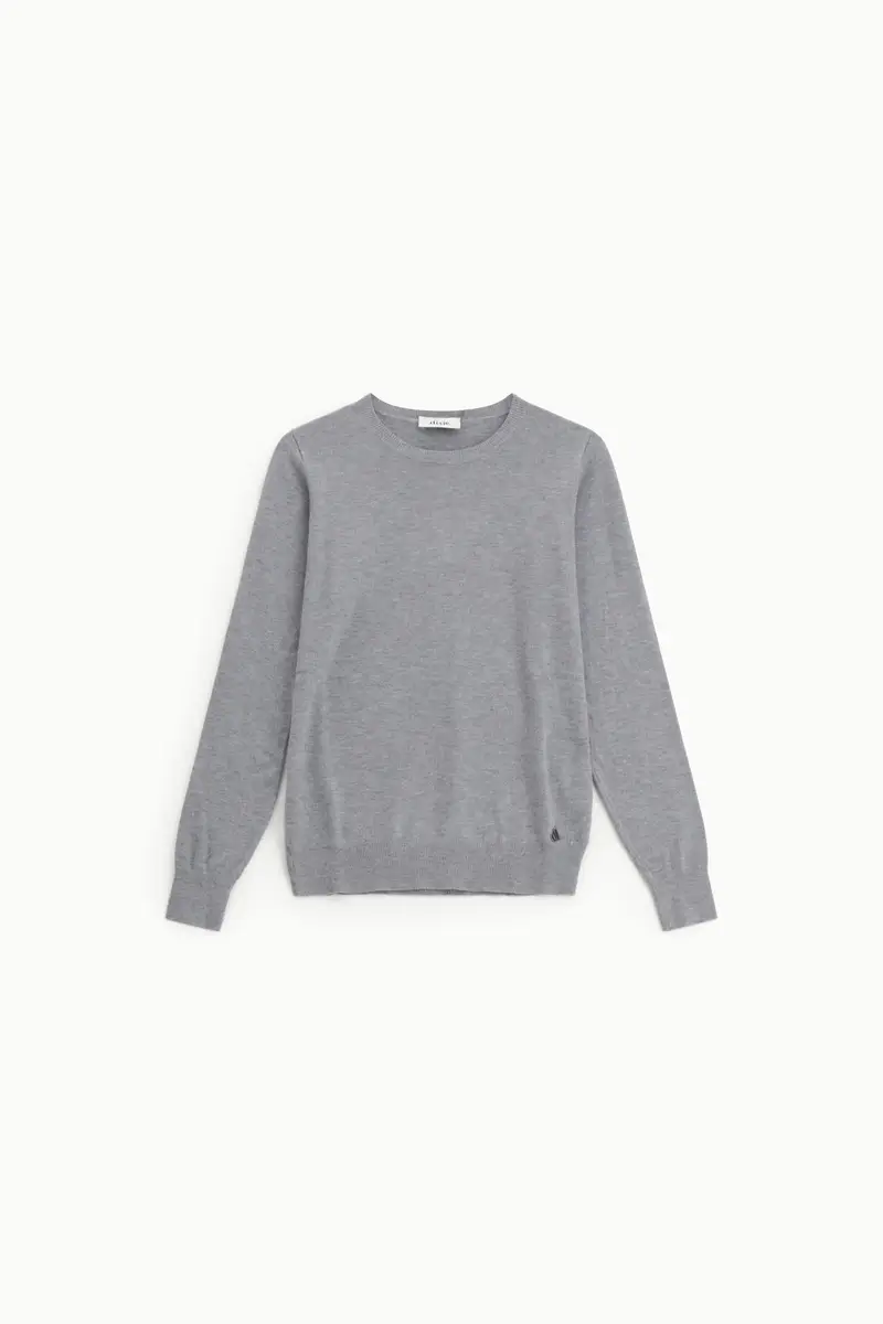 Maglione girocollo a maniche lunghe basic