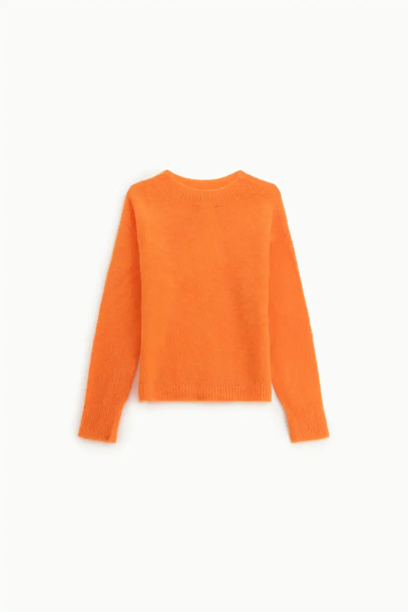 Maglione girocollo a maniche lunghe dalla linea pulita