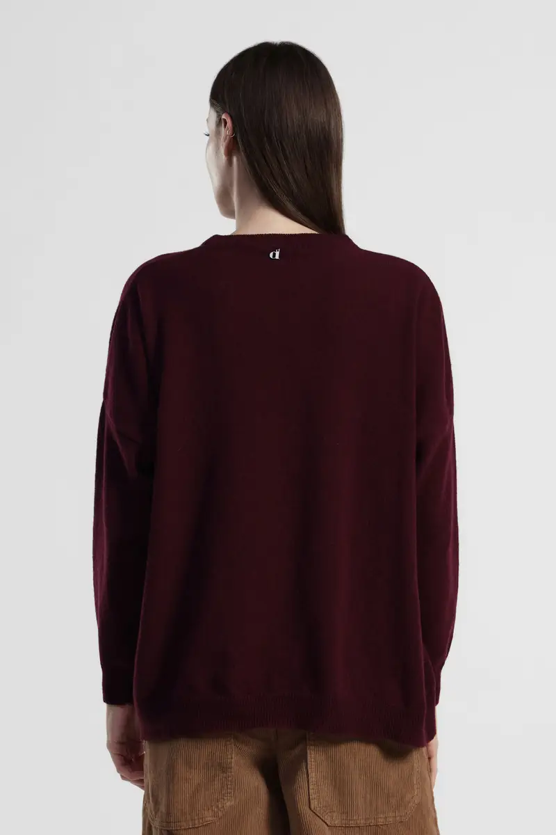 Maglione girocollo maniche lunghe stampa scritta miniatura 3