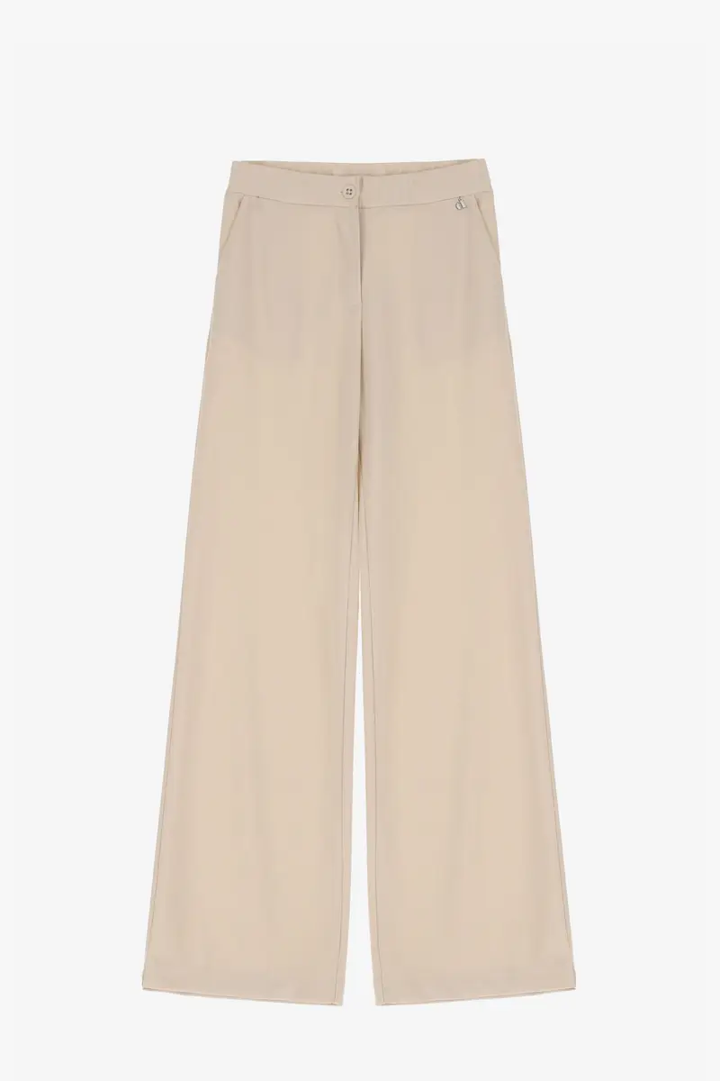 Pantaloni a gamba dritta monocromatici