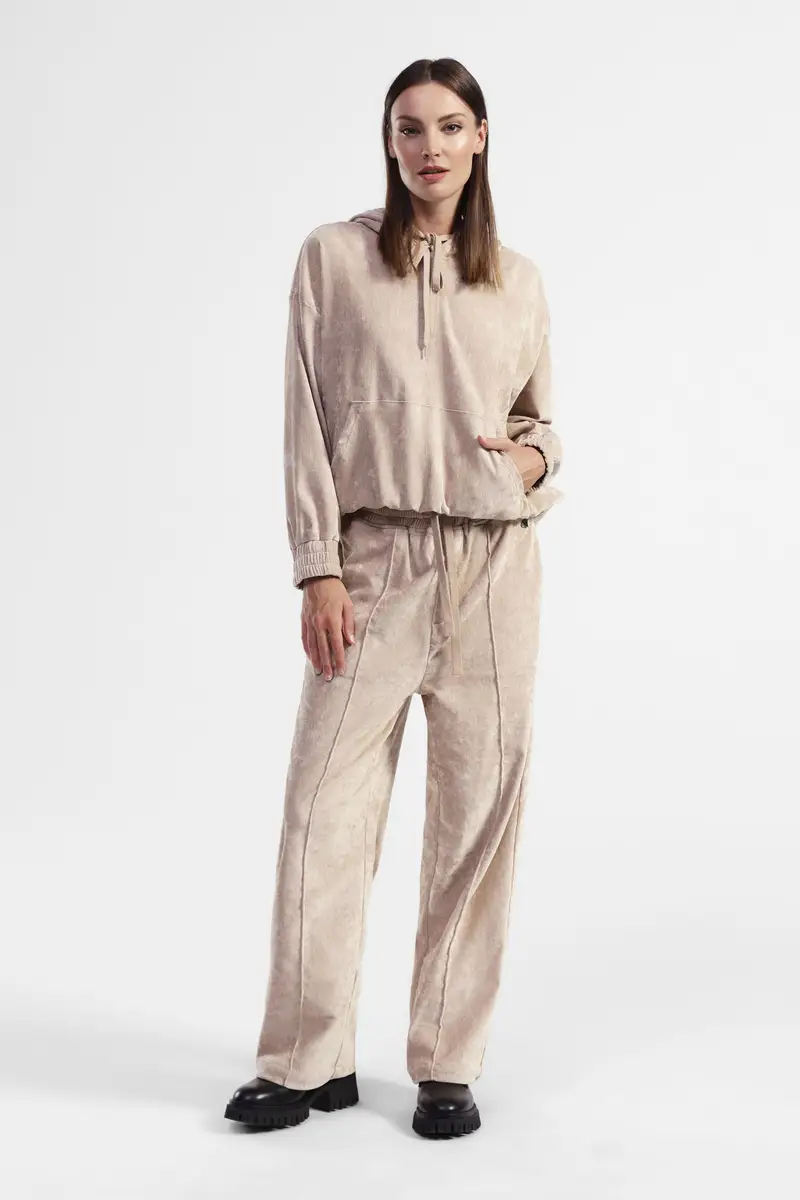 Pantaloni jogging comodi a vita media miniatura 2