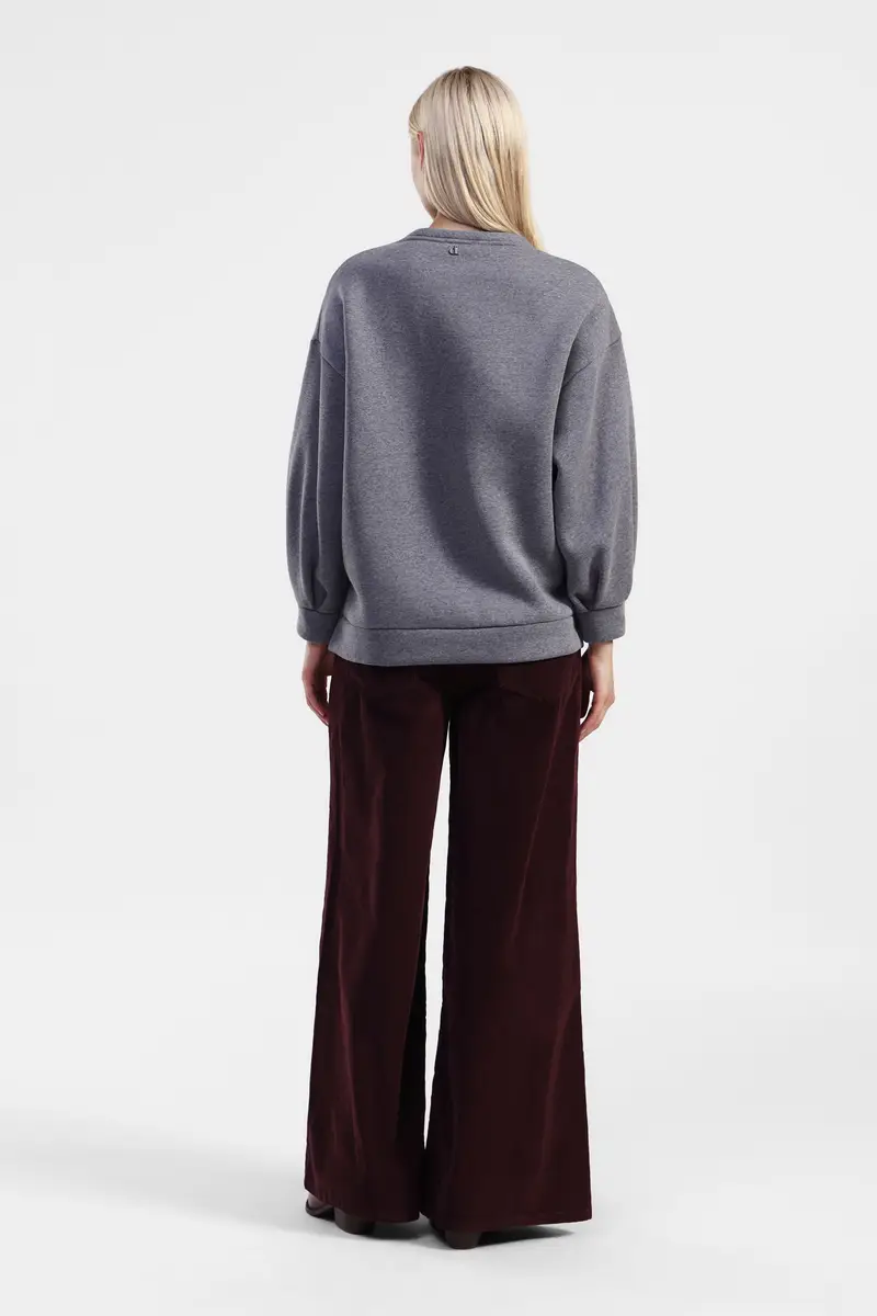 Pantaloni palazzo a vita alta miniatura 3