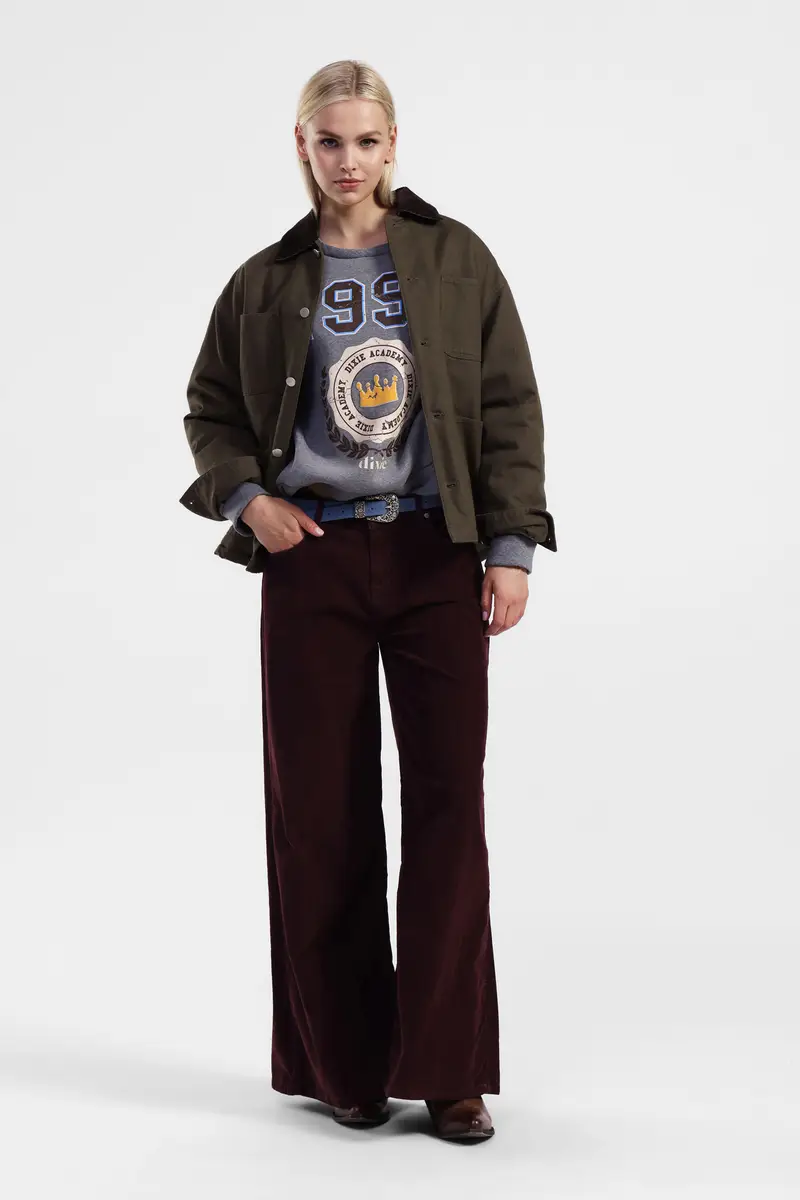 Pantaloni palazzo a vita alta miniatura 2