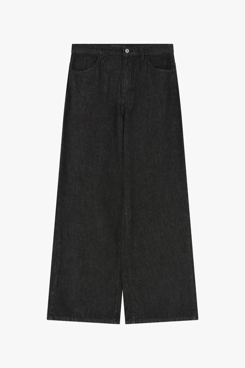 Pantaloni palazzo ampi a vita alta