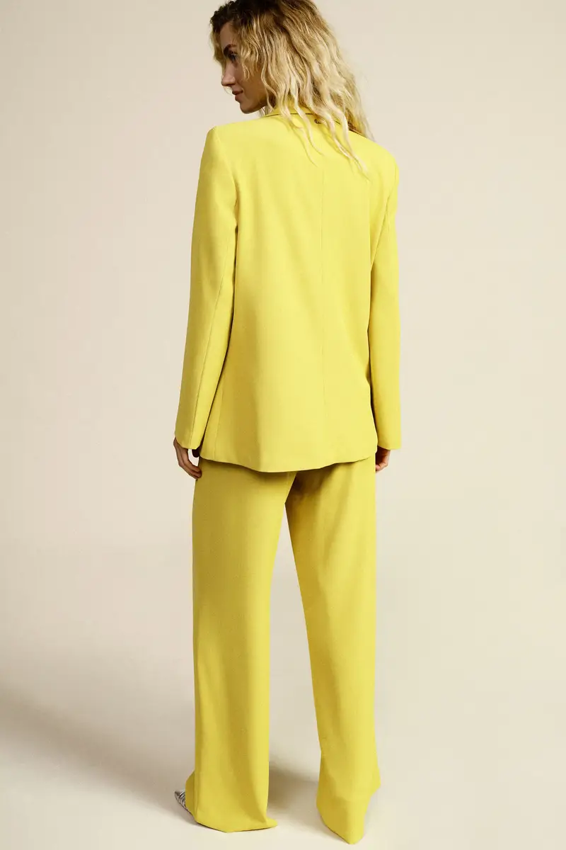 Pantaloni palazzo vita alta con gamba ampia miniatura 3