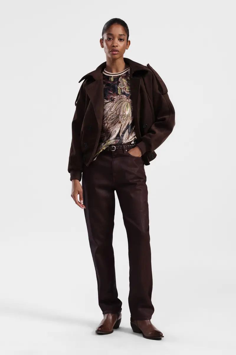 Pantaloni sartoriali a tinta unita miniatura 2