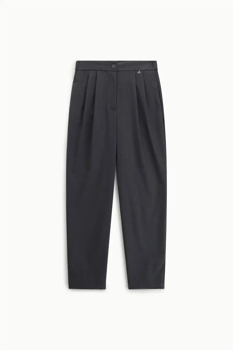 Pantaloni sartoriali pinces vita alta regular