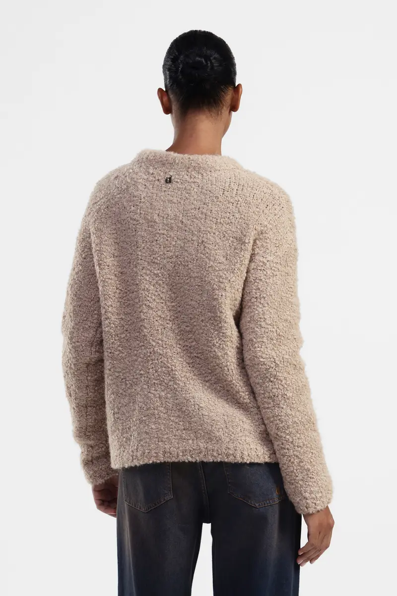 Pullover a maglia con maniche lunghe miniatura 3