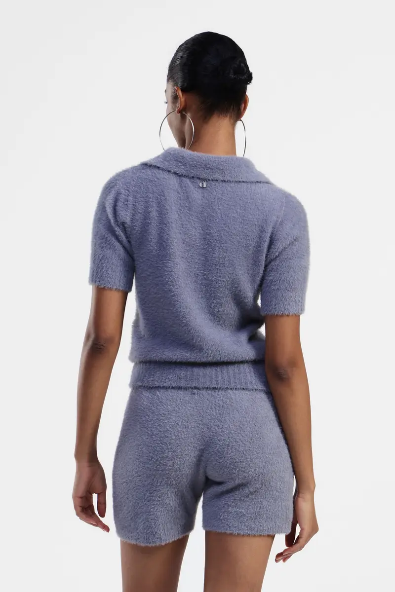 Shorts al ginocchio soffici con elastico miniatura 3