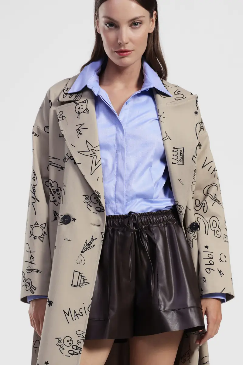 Shorts regular-fit con tasche frontali e coulisse miniatura 2