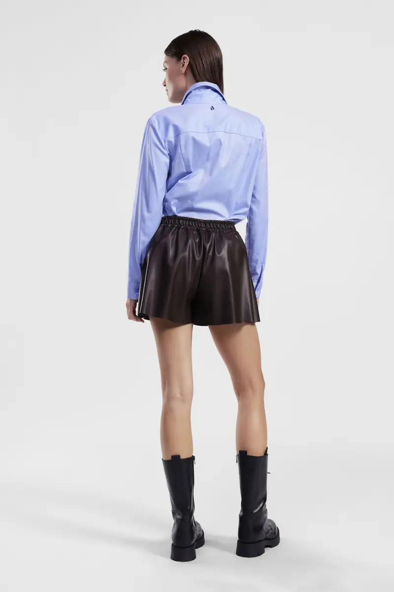 Shorts regular-fit con tasche frontali e coulisse miniatura 3