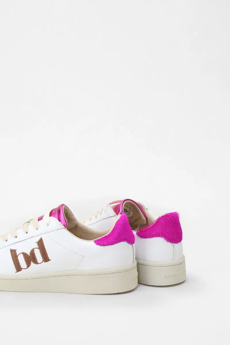 Sneakers con linguetta posteriore a contrasto miniatura 3