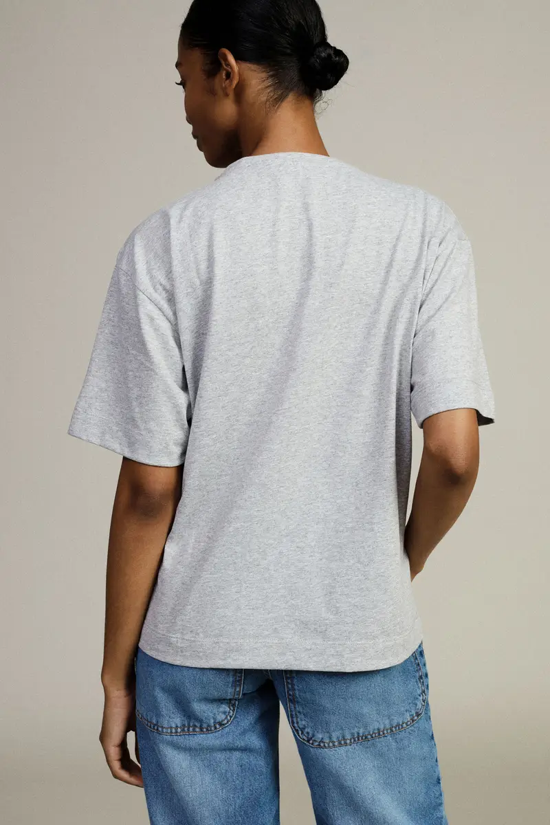 T-shirt stampa orsetto vestibilità regolare girocollo miniatura 3