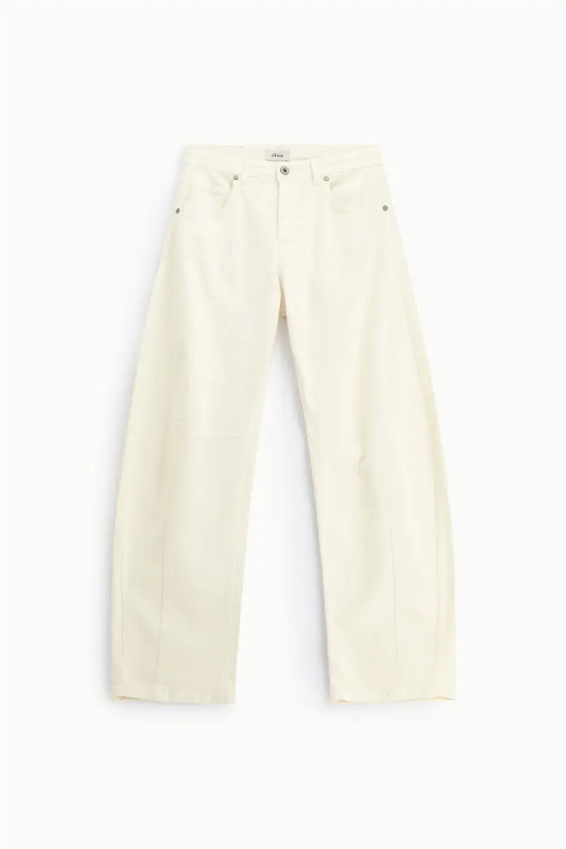 Trousers ampi cinque tasche vita alta