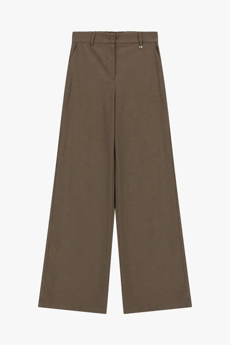 Trousers palazzo vita alta con gamba ampia