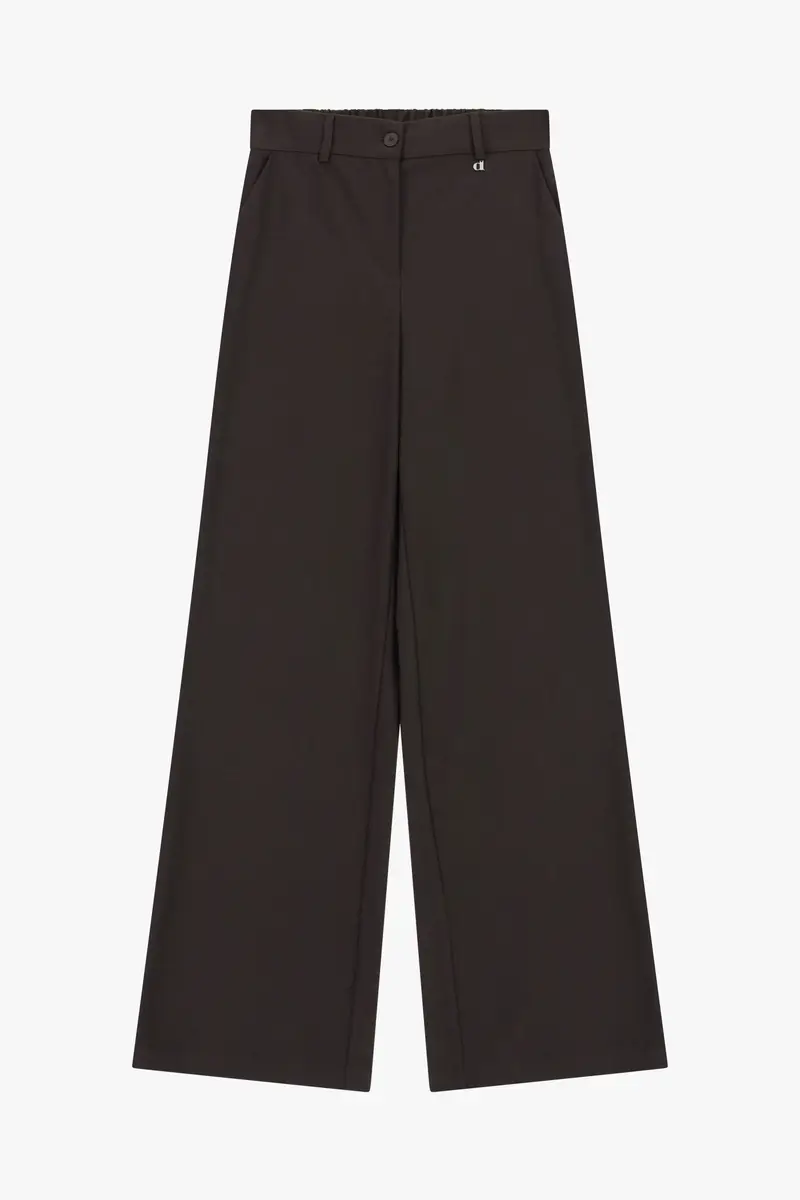 Trousers palazzo vita alta con gamba ampia