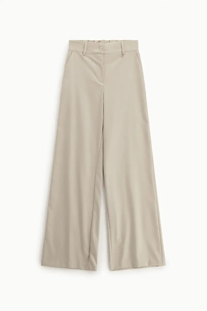 Trousers palazzo vita alta con gamba ampia