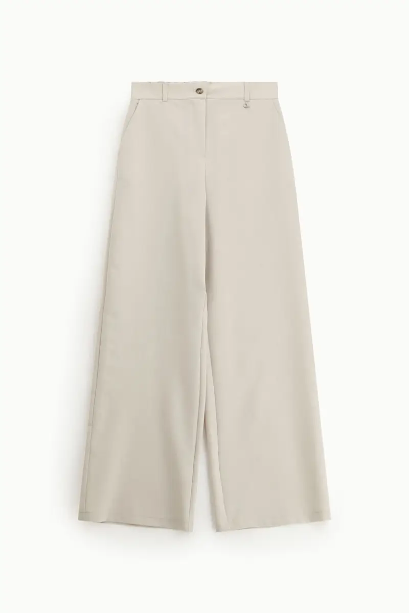 Trousers palazzo vita alta con gamba ampia