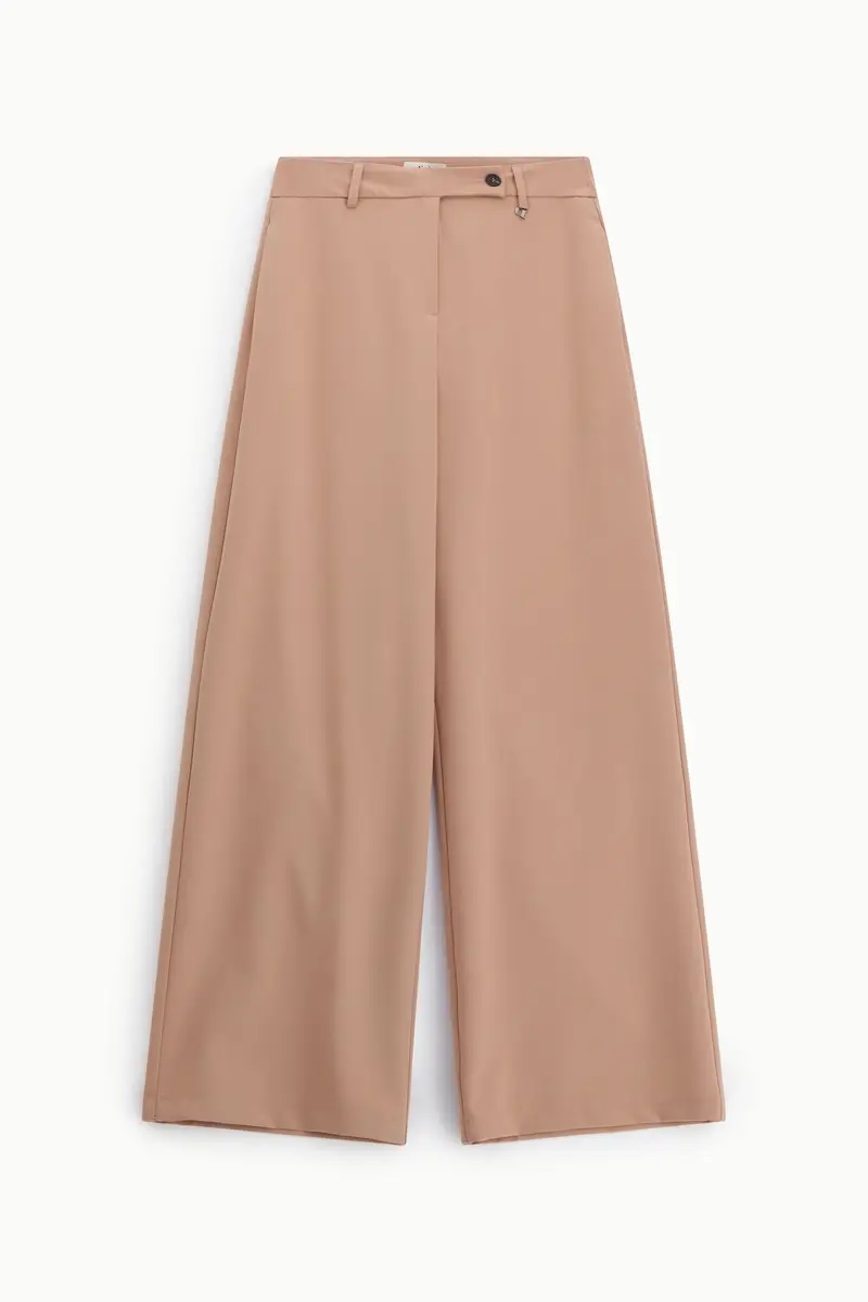 Trousers palazzo vita alta con gamba ampia
