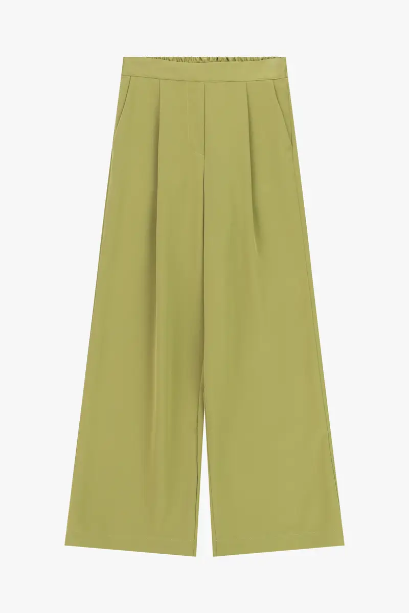 Trousers palazzo vita alta con pince