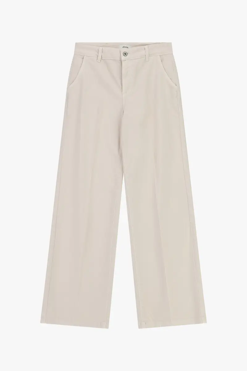 Trousers palazzo vita alta con tasche laterali