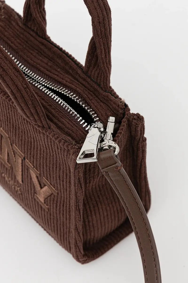 borsa di velluto a coste HADLEE colore marrone R53ADM56 miniatura 5