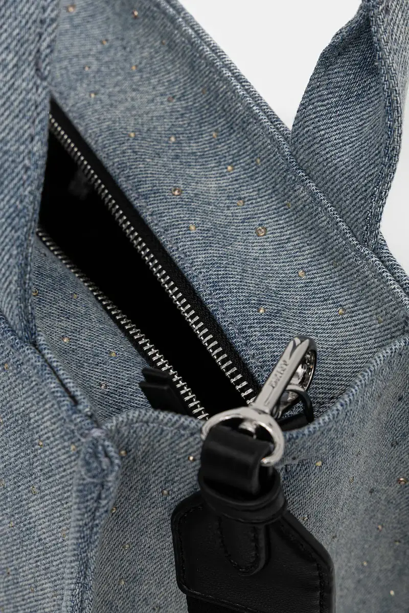 borsetta colore blu R53AQC80 miniatura 4