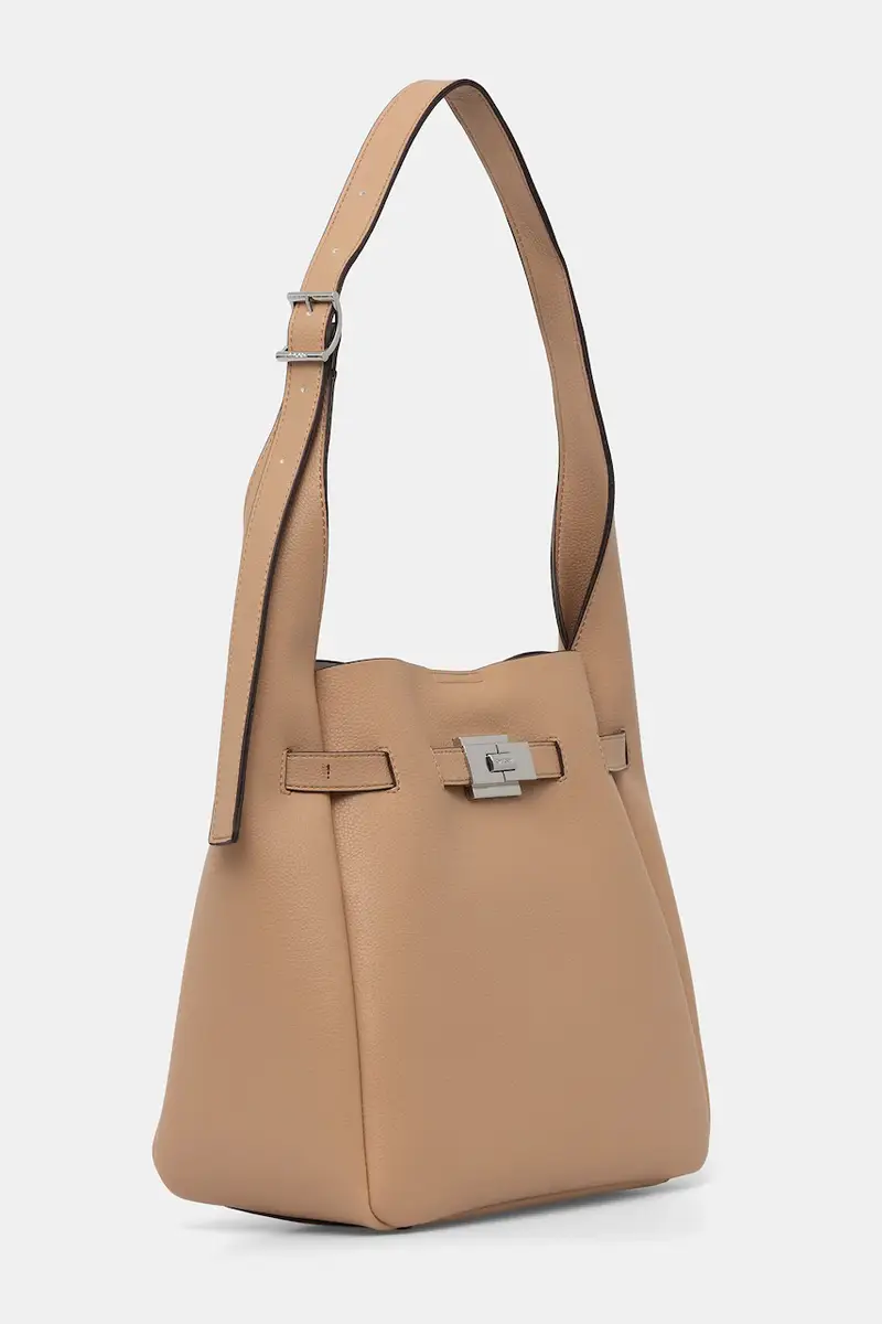 borsetta colore marrone R52CAK42 Beige miniatura 2