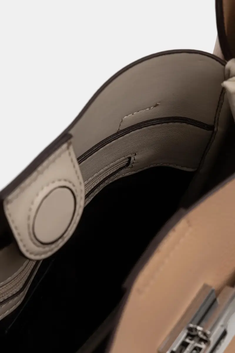 borsetta colore marrone R52CAK42 Beige miniatura 5