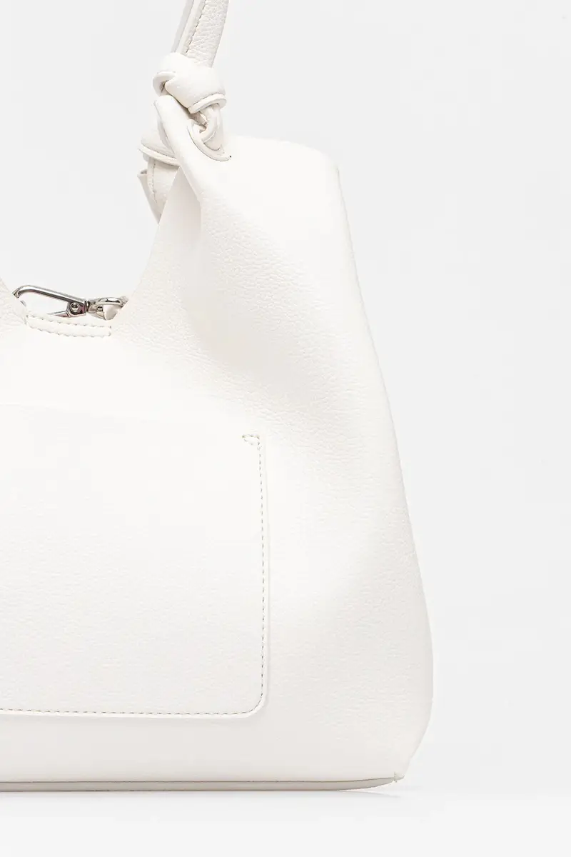 borsetta colore nero R42BAE49 Bianco miniatura 3