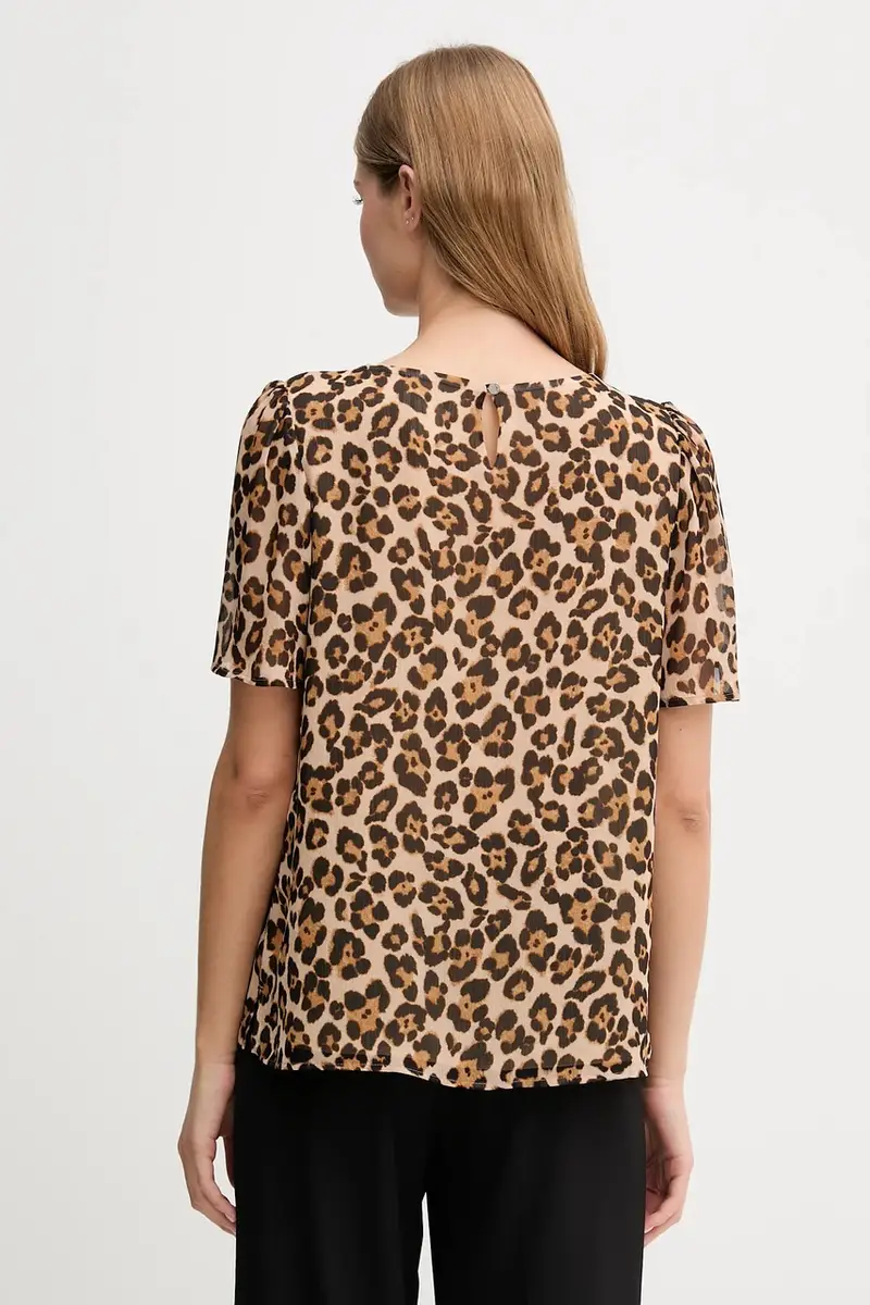 camicetta donna colore beige UE5TIF97 miniatura 3