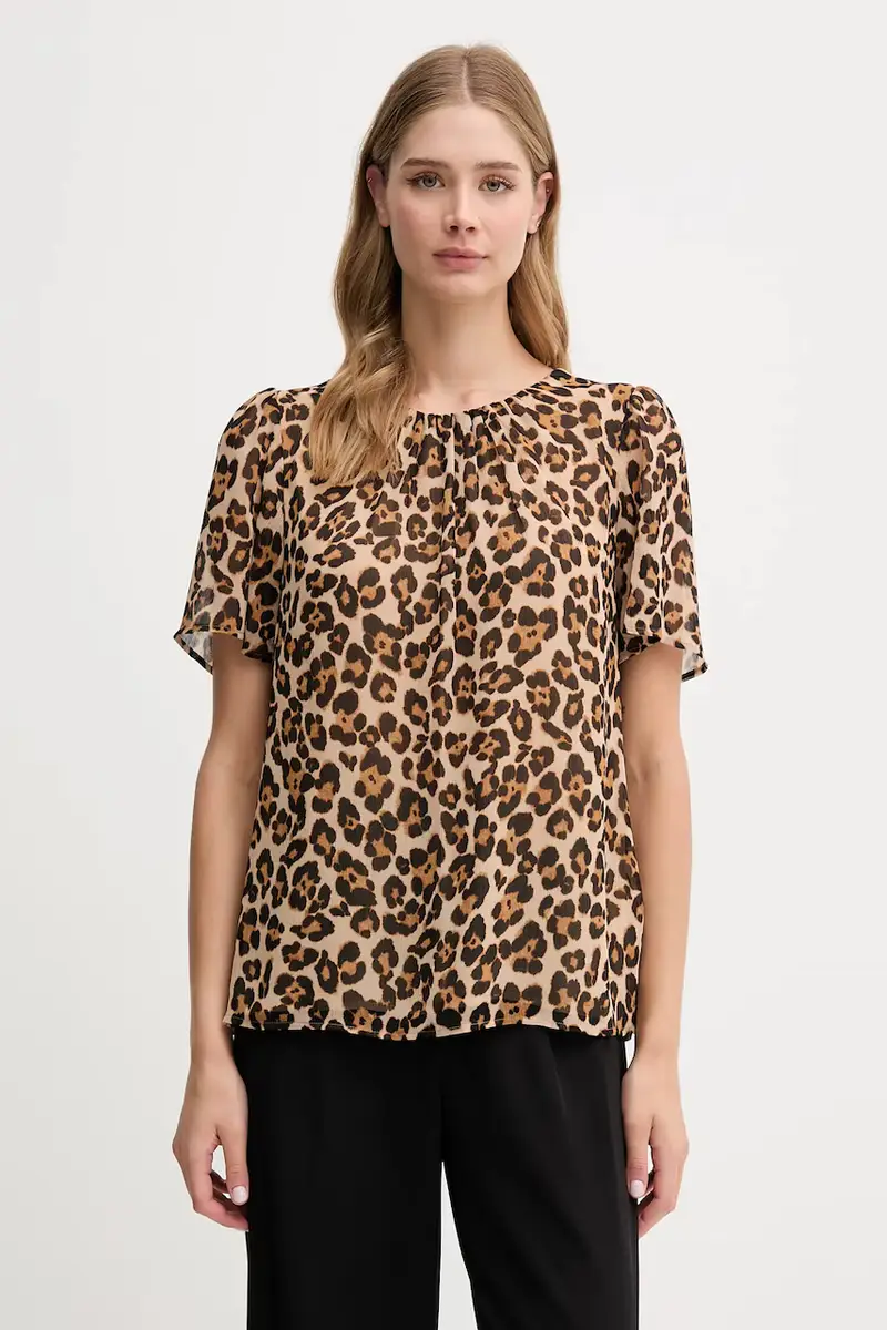 camicetta donna colore beige UE5TIF97