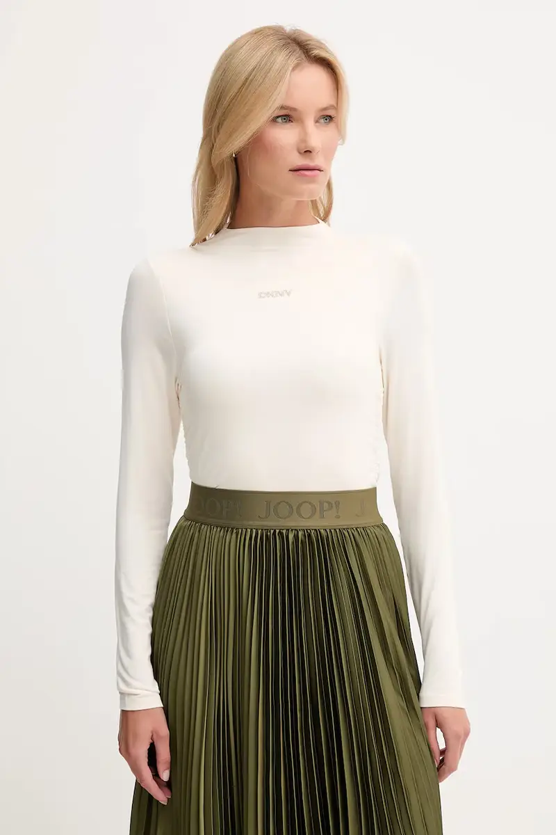 camicia a maniche lunghe colore beige DJ5T1565