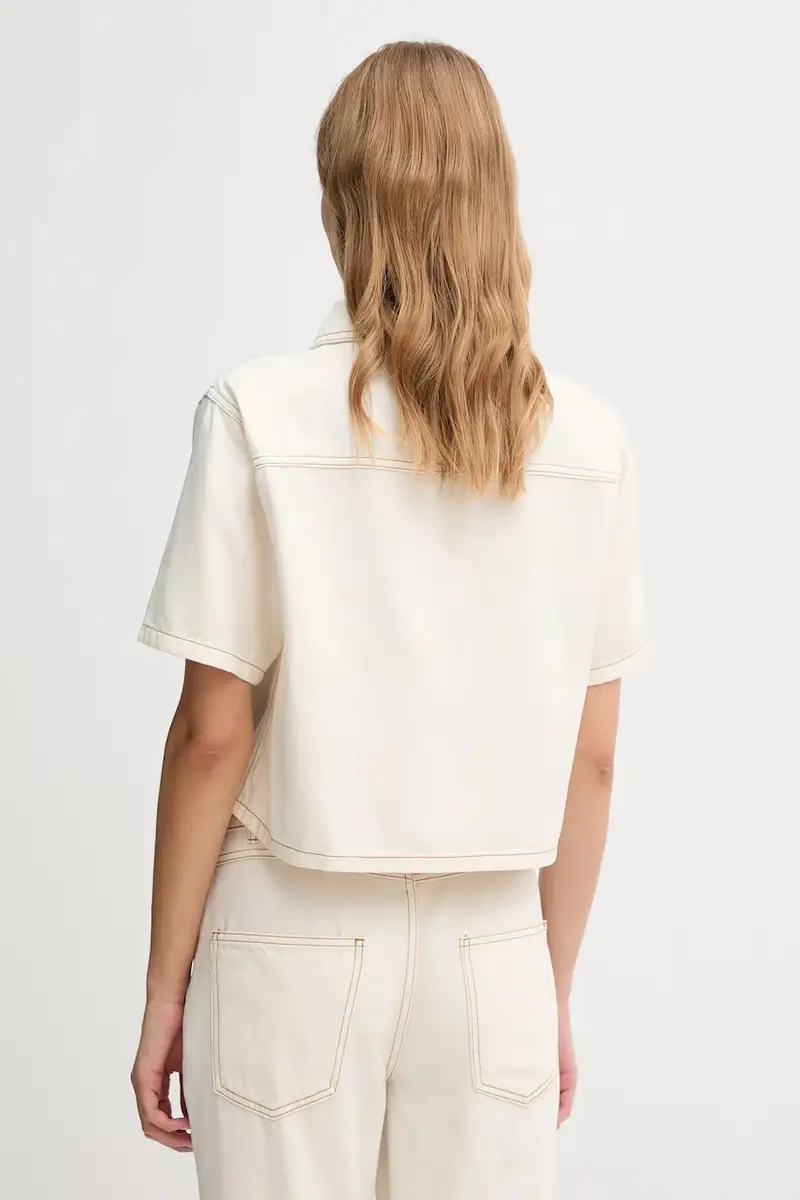 camicia Beige miniatura 3